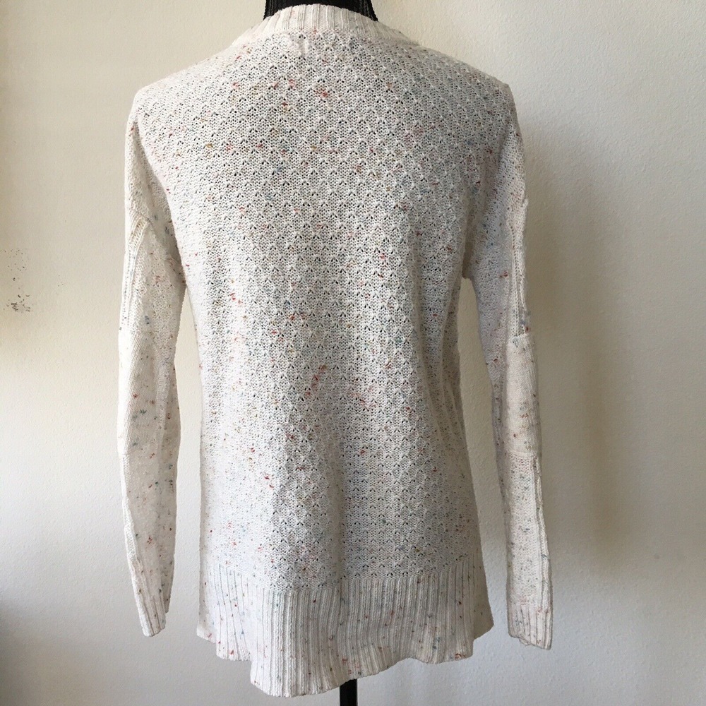 BDG Urban Outfitters Pullover Crew Neck Knit Sweater White Fisherman Core XS EUC - Picture 5 of 5